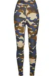 Women's Summer Olive Camo High-Waisted Camo Leggings