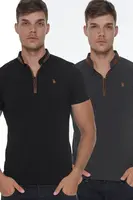 Pánske tričko s golierom dewberry