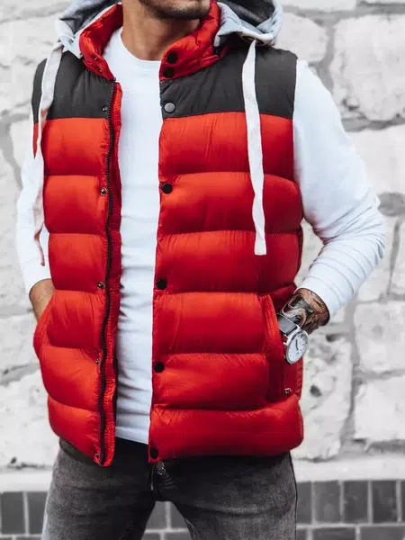 Pánska vesta DStreet Red