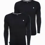 Ombre Men's longsleeve set with elastane - MIX 2