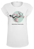 Women's T-shirt Flowers Unite white
