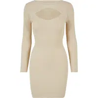 Women's dress Cut Out cream