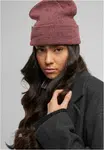 Basic Flap Beanie burgundy melange