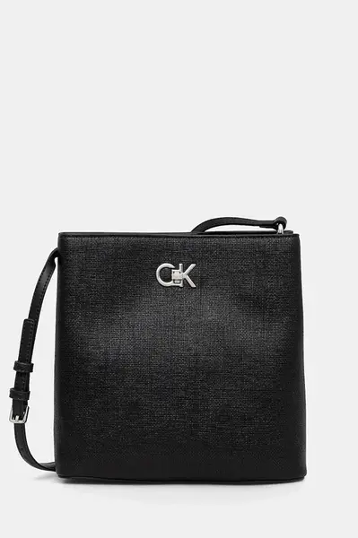 Kabelka Calvin Klein černá barva, K60K613179