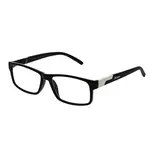 KEEN Čtecí brýle + 2.00 černé s kovovým doplňkem flex, Počet dioptrií: +2,00