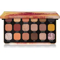 Makeup Revolution Forever Flawless paleta očních stínů odstín Bronze Temptation 18x1.1 g