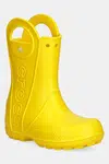 Holínky Crocs HANDLE IT RAIN BOOT KIDS žlutá barva, 211052