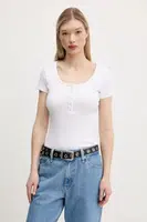 Tričko Abercrombie & Fitch bílá barva, KI139-5271