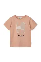 Dětské bavlněné tričko Liewood Apia Placement Shortsleeve T-shirt