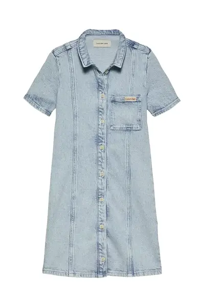 Dětské riflové šaty Calvin Klein Jeans