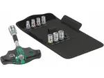 Wera 023470 Nástrčné hlavice 1/4" 6 ÷ 13 mm s T-rukojetí Kraftform Kompakt 400 RA Set 2 (S