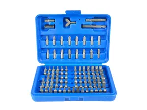 GEKO Sada bitů - ploché, křížové, TORX, Imbus, Cr-V ocel, 100 ks