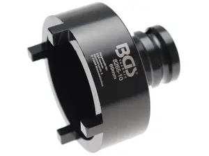 BGS Technic BGS 8265-10 Zástrčná hlavice 1/2" na matice se zářezy KM8. Vnější čep 69 mm