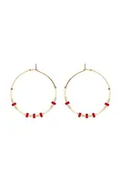 Pozlacené náušnice Lilou