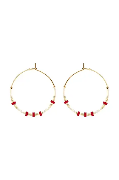 Pozlacené náušnice Lilou