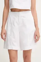 Šortky s příměsí lnu Calvin Klein Jeans