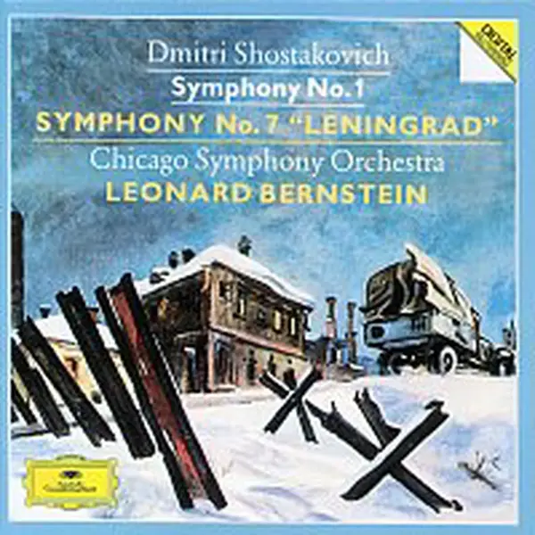 Chicago Symphony Orchestra, Leonard Bernstein – Shostakovich: Symphonies Nos.1 & 7 "Leningrad" CD
