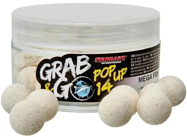 Starbaits pop up g&g global mega fish 20 g 14 mm