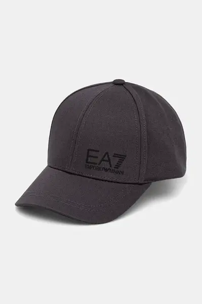 Bavlněná baseballová čepice EA7 Emporio Armani
