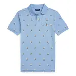 Polo tričko Polo Ralph Lauren modrá barva, 323971192001