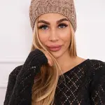 Kesi Fleecová čepice Rabbid K237 light beige