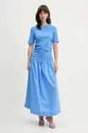 Šaty Never Fully Dressed modrá barva, maxi, NFDDR2153
