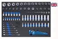BGS technic Modul - hlavice, klíče, bity, PALCOVÉ 99ks - BGS 4020