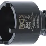 BGS technic Nástrčná hlavice 1/2" na matice se zářezy KM6, vnější čepy - BGS 8337-6