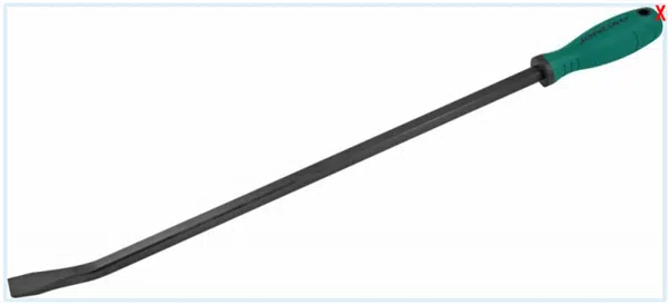 Montážní páčidlo - montpáka 11 x 400 mm - JONNESWAY AI050211-D Celková délka: 515 mm, Rozměr čepele: 11 mm, Délka čepele: 450 mm