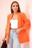 Kesi Włoski Sako s klopami elegantní oranžové