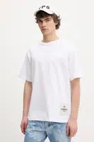 Bavlněné tričko Fiorucci Label Regular Fit T-Shirt bílá barva, s aplikací, U02SPTSH323CJ01WH01