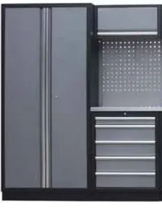 Sestava dílenského nábytku Procarosa PROFI XS-III Pracovní deska: nerezová