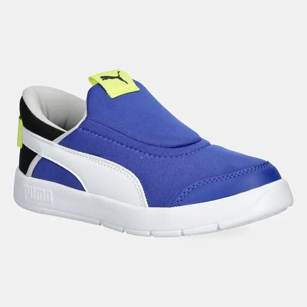 Dětské sneakers boty Puma Courtflex v3 SLIPTECH PS modrá barva, 399734