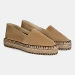 Semišové espadrilky Answear.LAB béžová barva, na platformě