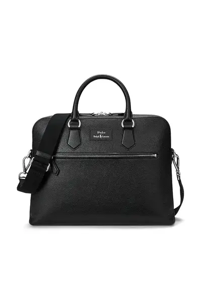 Kožená taška Polo Ralph Lauren