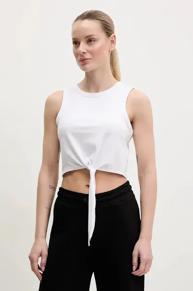 Bavlněný top Guess PRIMULA bílá barva, V5GI01 I3Z14