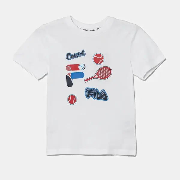 Dětské bavlněné tričko Fila LOPAR