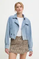 Džínová bunda Answear.LAB modrá barva, přechodná, oversize