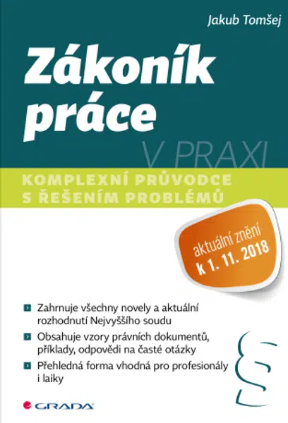 Zákoník práce v praxi - Jakub Tomšej - e-kniha