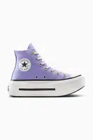 Kecky Converse Chuck Taylor All Star Lift Double Stack dámské, fialová barva, A15206C