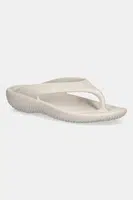 Žabky Crocs Mellow Recovery Flip dámské, béžová barva, na plochém podpatku, 211100