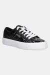 Tenisky Guess JLOVE černá barva, FLTJLV FAL12