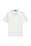 Dětská bavlněná polokošile Polo Ralph Lauren bílá barva, 323952431005