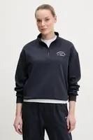 Mikina Guess NIGELLA dámská, tmavomodrá barva, melanžová, V5GQ06 KCS01