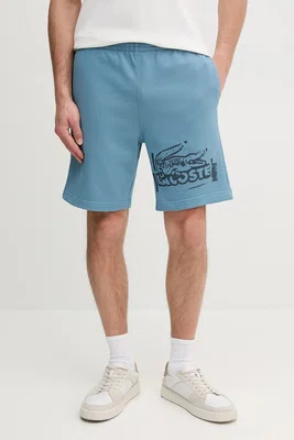 Kraťasy Lacoste pánské, modrá barva, GH0286