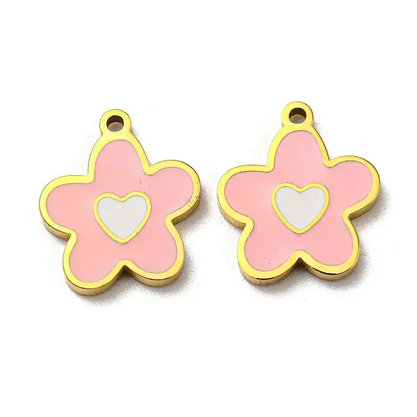 304 Stainless Steel Enamel Charms