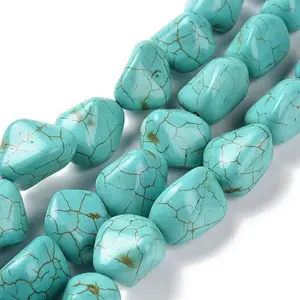 Synthetic Turquoise Beads Strands