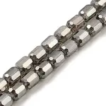 Electroplate Transparent Glass Beads Strands