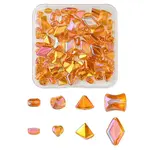 Electroplate Transparent Glass Beads