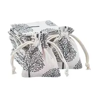 Tree Pattern Burlap Packing Pouches